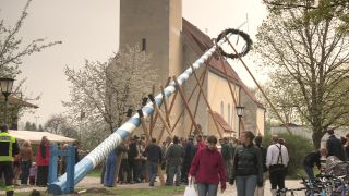 Link to Video | Upper Bavaria, community, Full High Definition, 2013, Deining (Egling), color, custom, May 1, municipality in Germany, village, teamwork, maypole, tradition, May Day, Bavaria