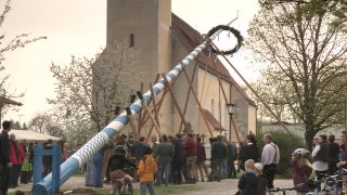 Link to Video | Upper Bavaria, community, Full High Definition, 2013, Deining (Egling), color, custom, May 1, municipality in Germany, village, teamwork, maypole, tradition, May Day, Bavaria