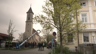 Link to Video | Upper Bavaria, community, Full High Definition, 2013, Deining (Egling), color, custom, May 1, municipality in Germany, village, teamwork, maypole, tradition, May Day, Bavaria