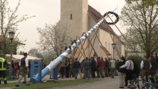 Link to Video | Upper Bavaria, community, Full High Definition, 2013, Deining (Egling), color, custom, May 1, municipality in Germany, village, teamwork, maypole, tradition, May Day, Bavaria