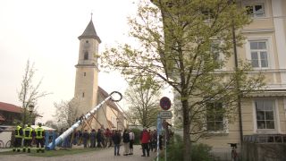 Link to Video | Upper Bavaria, community, Full High Definition, 2013, Deining (Egling), color, custom, May 1, municipality in Germany, village, teamwork, maypole, tradition, May Day, Bavaria