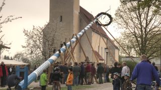 Link to Video | Upper Bavaria, community, Full High Definition, 2013, Deining (Egling), color, custom, May 1, municipality in Germany, village, teamwork, maypole, tradition, May Day, Bavaria