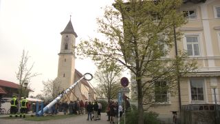 Link to Video | Upper Bavaria, community, Full High Definition, 2013, Deining (Egling), color, custom, May 1, municipality in Germany, village, teamwork, maypole, tradition, May Day, Bavaria