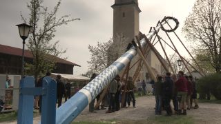 Link to Video | Upper Bavaria, community, Full High Definition, 2013, Deining (Egling), color, custom, May 1, municipality in Germany, village, teamwork, maypole, tradition, May Day, Bavaria