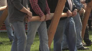 Link to Video | Upper Bavaria, community, Full High Definition, 2013, Deining (Egling), color, custom, May 1, municipality in Germany, village, teamwork, maypole, tradition, May Day, Bavaria