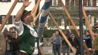 Link to Video | Upper Bavaria, community, Full High Definition, 2013, Deining (Egling), color, custom, May 1, municipality in Germany, village, teamwork, maypole, tradition, May Day, Bavaria