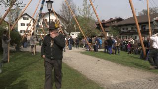 Link to Video | Upper Bavaria, community, Full High Definition, 2013, Deining (Egling), color, custom, May 1, municipality in Germany, village, teamwork, maypole, tradition, May Day, Bavaria
