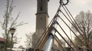 Link to Video | Upper Bavaria, community, Full High Definition, 2013, Deining (Egling), color, custom, May 1, municipality in Germany, village, teamwork, maypole, tradition, May Day, Bavaria