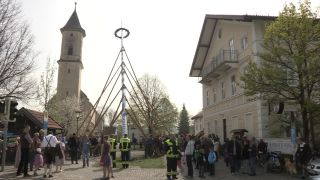 Link to Video | Upper Bavaria, community, Full High Definition, 2013, Deining (Egling), color, custom, May 1, municipality in Germany, village, teamwork, maypole, tradition, May Day, Bavaria