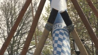 Link to Video | Upper Bavaria, community, Full High Definition, 2013, Deining (Egling), color, custom, May 1, municipality in Germany, village, teamwork, maypole, tradition, May Day, Bavaria