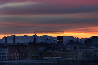 Link to Photo | photography, Alps, state capital in Germany, big city, sunset, Germany, Alpenpanorama, skyline, sky, evening, Bavaria