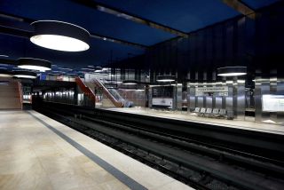 Link to Photo | photography, pandemic, Munich, Germany, perspective, perspective, curfew, silence, emptiness, metro station