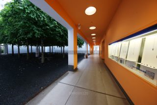 Link to Photo | photography, covered passageway, Fünf Höfe, Munich, Germany, color photograph, Bavaria