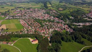 Link to Video | Weilheim-Schongau, summer, Germany, color, 4K resolution, aerial shot, Bavaria