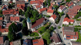 Link to Video | Weilheim-Schongau, summer, Germany, color, 4K resolution, aerial shot, Bavaria