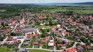 Link to Video | Weilheim-Schongau, summer, Germany, color, 4K resolution, aerial shot, Bavaria