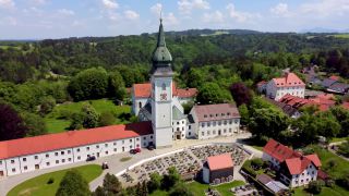 Link to Video | Weilheim-Schongau, summer, Germany, color, 4K resolution, aerial shot, Bavaria