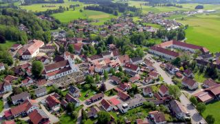 Link to Video | Weilheim-Schongau, summer, Germany, color, 4K resolution, aerial shot, Bavaria