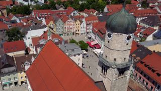 Link to Video | Weilheim-Schongau, summer, Germany, color, 4K resolution, aerial shot, Bavaria