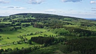Link to Video | energy, agriculture, renewable energy, leaves, wind farm, flight, generation, future, width, wind power, forest, unmanned aerial vehicle, wind turbine, Gedern, day, cloud