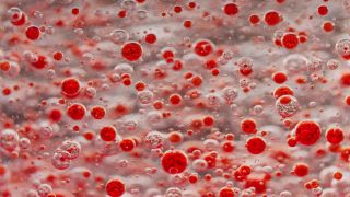 Link to Video | liquid, background, drop, vaccination, shuffling, water, multicolored, red, mixing, poison, derivative work, lava lamp, oil, Brause