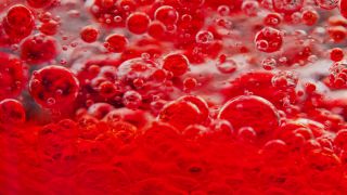 Link to Video | liquid, background, drop, vaccination, shuffling, water, multicolored, red, mixing, poison, derivative work, lava lamp, oil, Brause