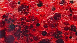 Link to Video | liquid, background, drop, vaccination, shuffling, water, multicolored, red, mixing, poison, derivative work, lava lamp, oil, Brause