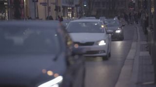 Link to Video | artificial light, Frankfurt am Main, light pollution, Germany, color, 4K resolution, 2020, city, central business district, evening