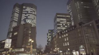 Link to Video | artificial light, Frankfurt am Main, light pollution, Germany, color, 4K resolution, 2020, city, central business district, evening