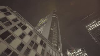 Link to Video | artificial light, Frankfurt am Main, light pollution, Germany, color, 4K resolution, 2020, city, central business district, evening