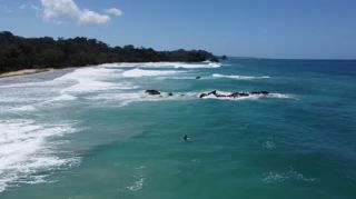 Link to Video | landscape, Red Frog Beach Island Resort, tourist destination, sea, Bocas del Toro Province, color, 2020, liquid water, Isla Bastimentos, tourism region, beach, 2K resolution, aerial shot, Caribbean, paid time off, Panama