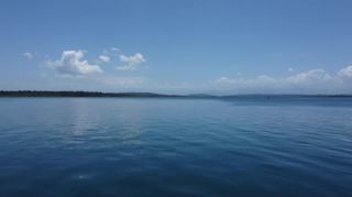 Link to Video | tourist destination, palms, sea, Bastimentos Island, Bocas del Toro Province, color, island, 2020, liquid water, Middle America, tourism region, beach, 2K resolution, aerial shot, Caribbean, paid time off, Panama, Zapatilla