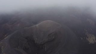 Link to Video | Stromboli, color, 4K resolution, tilt, Italy, Europe, aerial shot, Mediterranean Basin, volcano