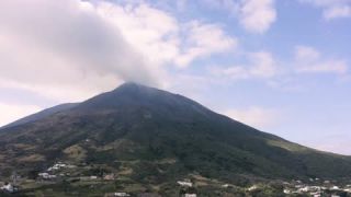 Link to Video | Stromboli, color, 4K resolution, tilt, Italy, Europe, aerial shot, Mediterranean Basin, volcano