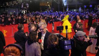 Link to Photo | February, press photographer, annual event, photograph, Berlin International Film Festival, film industry, event, Germany, celebrity, color, film festival, February 23, red carpet, red, photographer, model, 2024, photojournalism, Berlin, Toni Garrn, evening, yellow, very important person, professional photographer