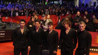 Link to Photo | February, annual event, photograph, Berlin International Film Festival, film industry, event, Germany, celebrity, boy band, color, film festival, February 15, red carpet, opening ceremony, 2024, Berlin, evening, very important person