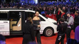 Link to Photo | February, annual event, photograph, Berlin International Film Festival, entertainer, film industry, event, Germany, celebrity, color, film festival, February 15, red carpet, opening ceremony, actor, Europe, 2024, Riccardo Simonetti, Berlin, evening, very important person