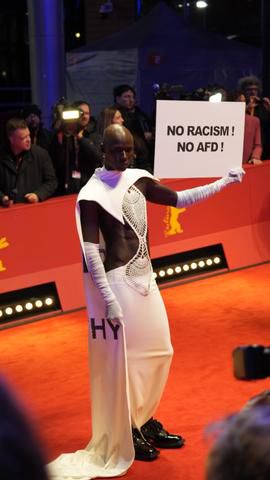 Link to Photo | February, annual event, photograph, Berlin International Film Festival, film industry, Papis Loveday, event, Germany, celebrity, color, film festival, February 15, red carpet, opening ceremony, model, 2024, Berlin, evening, very important person