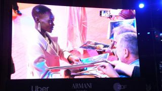 Link to Photo | February, annual event, photograph, Berlin International Film Festival, film industry, event, Germany, celebrity, actress, color, film festival, February 15, opening ceremony, Lupita Nyong'o, 2024, Berlin, evening, very important person