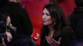 Link to Photo | February, annual event, photograph, Berlin International Film Festival, film industry, event, Germany, celebrity, actress, color, film festival, February 15, opening ceremony, 2024, Berlin, Iris Berben, evening, very important person