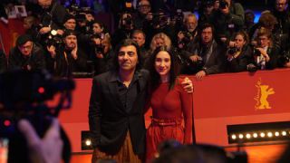 Link to Photo | February, annual event, photograph, Berlin International Film Festival, film industry, event, Germany, celebrity, color, film festival, February 15, opening ceremony, 2024, Berlin, evening, very important person