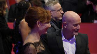 Link to Photo | television actor, February, annual event, photograph, Berlin International Film Festival, film industry, event, Germany, celebrity, actress, color, film festival, February 15, red carpet, opening ceremony, actor, 2024, Christian Berkel, Berlin, Andrea Sawatzki, evening, very important person