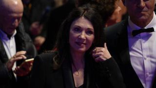 Link to Photo | February, annual event, photograph, Berlin International Film Festival, film industry, event, Germany, celebrity, actress, color, film festival, February 15, opening ceremony, 2024, Berlin, Iris Berben, evening, very important person