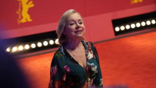 Link to Photo | television actor, Christine Urspruch, February, annual event, photograph, Berlin International Film Festival, film industry, event, Germany, celebrity, actress, color, film festival, February 15, red carpet, opening ceremony, Europe, 2024, Berlin, evening, very important person