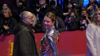 Link to Photo | television actor, February, annual event, photograph, Berlin International Film Festival, film industry, event, Germany, celebrity, actress, color, film festival, February 15, red carpet, opening ceremony, Europe, 2024, Berlin, Jessica Schwarz, evening, very important person