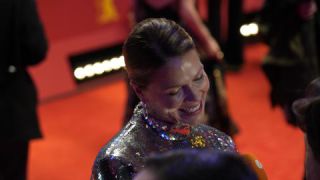 Link to Photo | television actor, February, annual event, photograph, Berlin International Film Festival, film industry, event, Germany, celebrity, actress, color, film festival, February 15, red carpet, opening ceremony, Europe, 2024, Berlin, Jessica Schwarz, evening, very important person