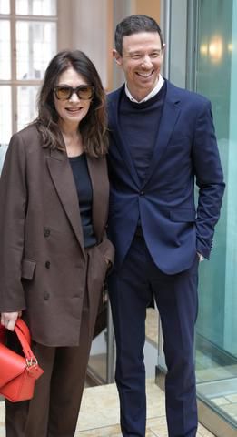 Link to Photo | television actor, February, annual event, photograph, FilmFernsehFonds Bayern, Berlin International Film Festival, film industry, event, Germany, Oliver Berben, celebrity, actress, color, film festival, February 14, film producer, director, Europe, woman, 2025, Berlin, Iris Berben, mother, man