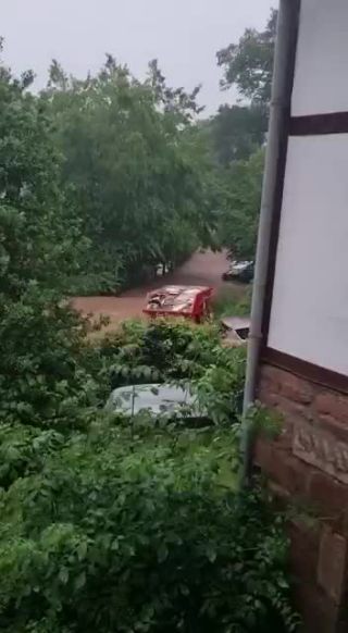 Link to Video | Eifel, Germany, high tide, amateur film, 2021, July 2021, flood