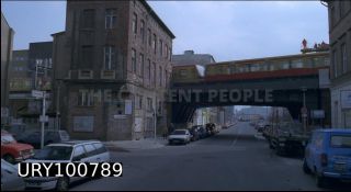Link to Photo | Mitte, Germany, 1990, screenshot, color, 35 mm film, point-of-view shot, 1990s, photographic film, Berlin, Berlin Babylon, documentary film, driving