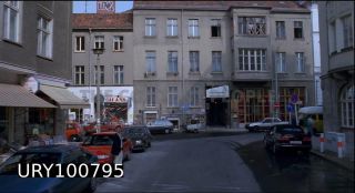 Link to Photo | Mitte, Germany, 1990, screenshot, color, 35 mm film, point-of-view shot, 1990s, photographic film, Berlin, Berlin Babylon, documentary film, driving